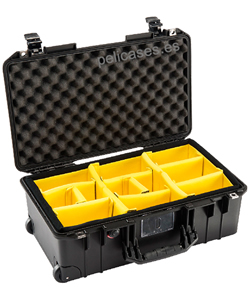 PELICAN CASE  1535 Air negra con divisores acolchados