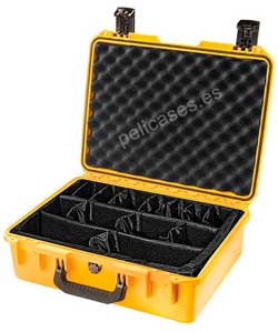 PELICAN STORM CASE iM2400 amarilla con divisores
