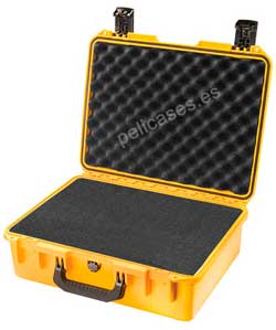 Maleta Peli Storm iM2400 amarilla con espuma
