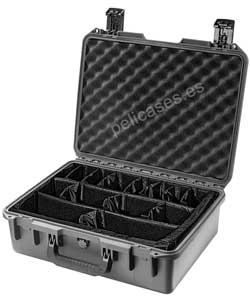 Maleta Peli Storm iM2400 negra con divisores