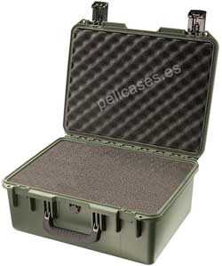 Maleta Peli Storm iM2450 verde con espuma