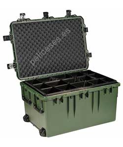 PELICAN STORM CASE iM3075 verde con divisores